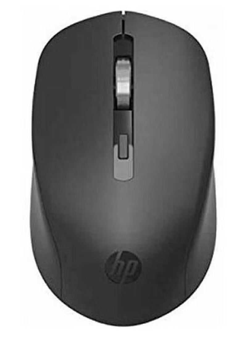 HP S1000 Plus Wireless USB Mouse, 2.4GHz Wireless Dongle, Up to 1600 DPI, Optical Sensor, Ambidextrous Design, Silent Clicks Black - Image 1